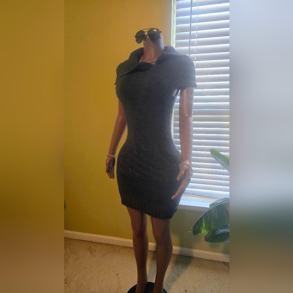Derek Heart Gray Knit Dress